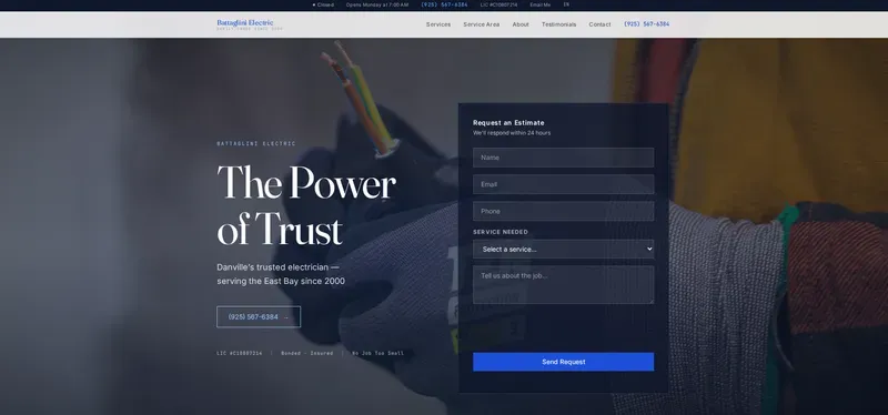 Web design examples from the LegitWebs portfolio 4